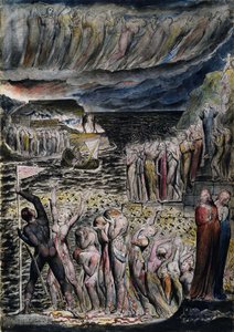 The Vestibule of Hell and Souls Mustering to Cross the Acheron by William Blake